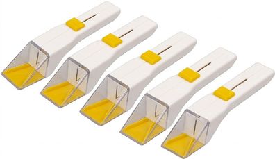 Snapy Insektenfänger Spinnenfänger lebendfangen gelb 26x4,5x5cm 5 Stk