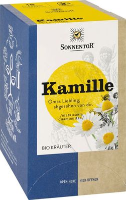 6x Sonnentor Kamille, Doppelkammerbeutel 14,4g