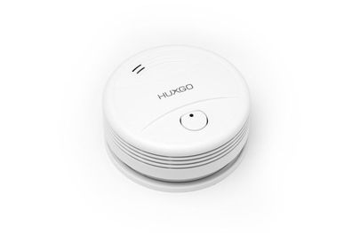 Rauchmelder für Zuhause Drahtloser Sensor mit Feueralarm mit Tuya App, HUXGO