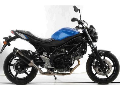 Leovince Schalldämpfer "SBK Nero" Edelstahl, Carbo 14031, Slip-On