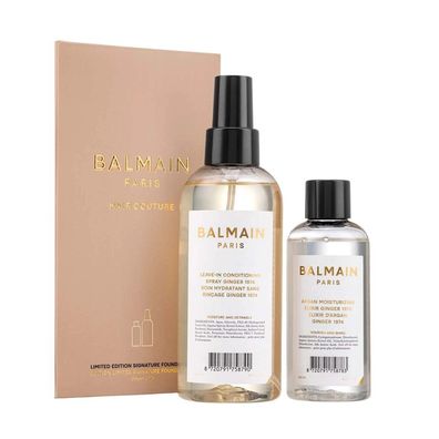 Balmain Hair Signature Foundation Limited Edition Set (Haaröl, Conditioner)