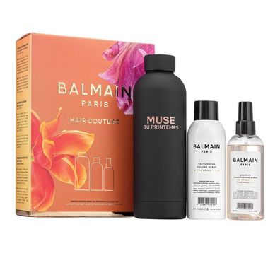 Balmain Muse de Printemps Styling Set (Conditioner, air Spray, delstahl-Trinkflasche)