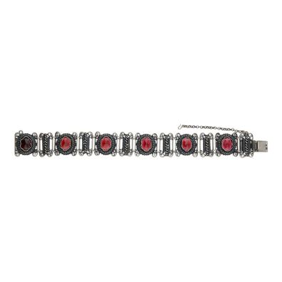 Trachten Armband Silber 835 Granat 25326779 Second Hand, getragen, wie neu