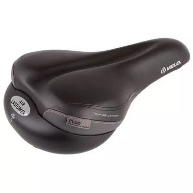 Sattel VELO Plush, Tour Airlastomer, 270/290 x 180 mm, schwa