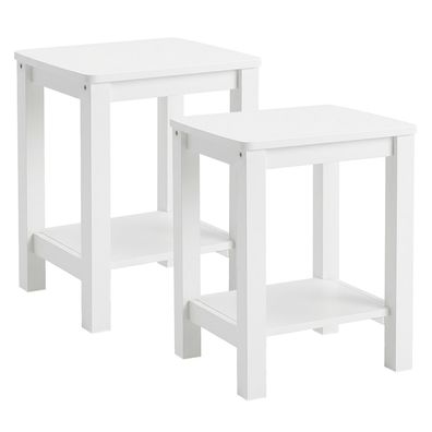 Holzhocker 2er Set Sitzhocker Kiefer Holz Massiv Tischhocker Garderobe Esszimmer