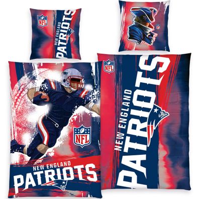 NFL Bettwäsche New England Patriots Player Linon / Renforcé