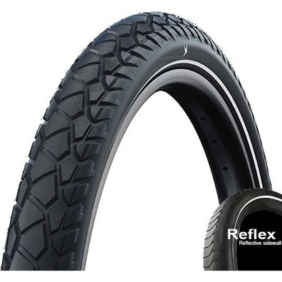 60-622 Hybrid AL Grounder, Draht, E-50, Addix Green, schwarz-reflex, Schwalbe,