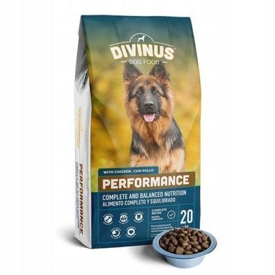Divinus Performance Trockenfutter für Deutsche Schäferhunde, 20 kg