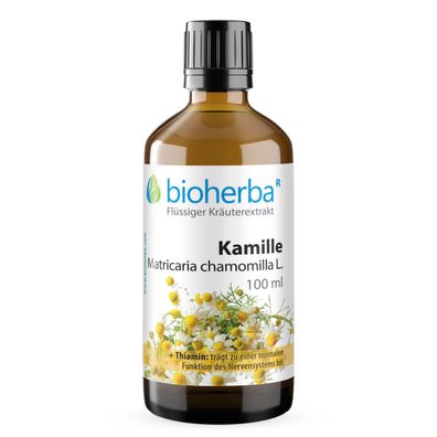 Bioherba Kamille Matricaria chamomilla L. Tropfen Tinktur