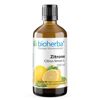 Bioherba Zitrone Citrus limon L. Tropfen Tinktur