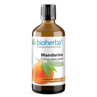 Bioherba Mandarine Citrus reticulata Tropfen Tinktur