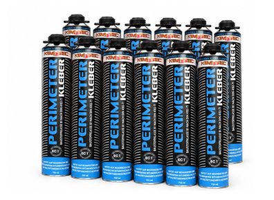 12 x Perimeterkleber 750ml B2 Pistolenschaum EPS Dämmstoffkleber Bauschaum
