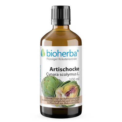 Bioherba Artischocke Cynara scolymus L. Tropfen Tinktur