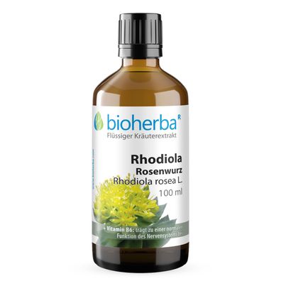 Bioherba Rhodiola Rosenwurz Rhodiola rosea L Tropfen Tinktur