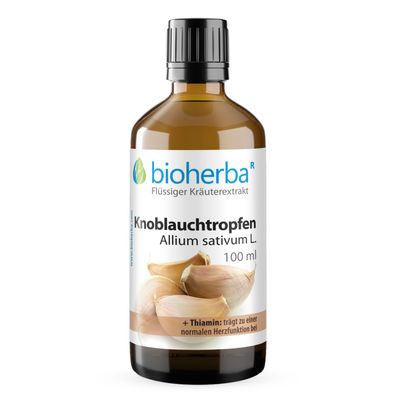 Bioherba Knoblauchtropfen Allium sativum L. Tinktur