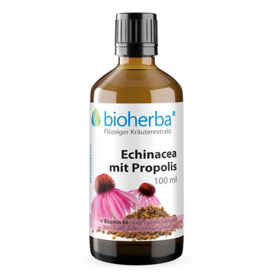 Bioherba Echinacea mit Propolis Tropfen Tinktur