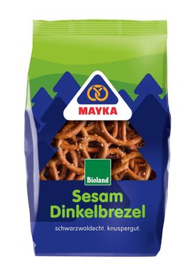3x MAYKA MAYKA Bio Sesam-Dinkelbrezel 125g 125g