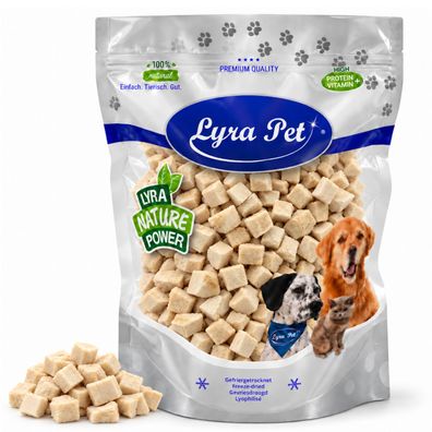 200 g - 5 kg Lyra Pet® Hühnerbrustwürfel gefriergetrocknet