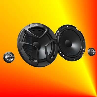 JVC CS-JS600 16 cm 2-Wege Komponenten Lautsprecher Auto KFZ Frontsystem
