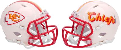 NFL Mini Helm Kansas City Chiefs Retro Style Speed Footballhelm 095855030524