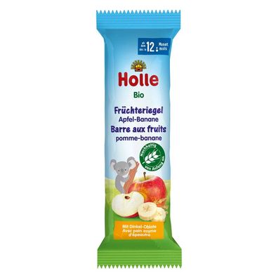 3x Holle Bio-Früchteriegel Apfel-Banane 25g