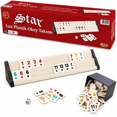 STAR Premium Okey Spielset für 4 Spieler