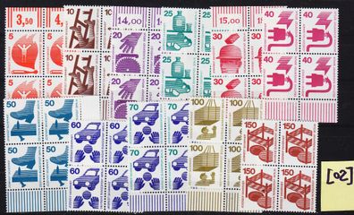 Germany BERLIN [1971] MiNr 0402-11 ( * */mnh ) [02] Unfall 4er