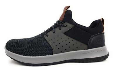 Skechers Delson 65474 BKGY Schwarz BKGY black/ grey