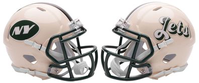 NFL Mini Helm New York Jets Retro Style Speed Footballhelm 095855030616
