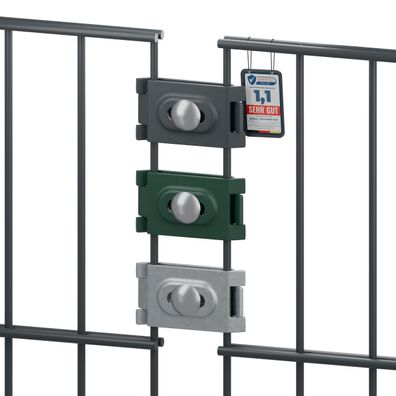 Qualinos 5–200 Sets Maxi-Eckverbinder, für Doppelstabmatten, M8×35