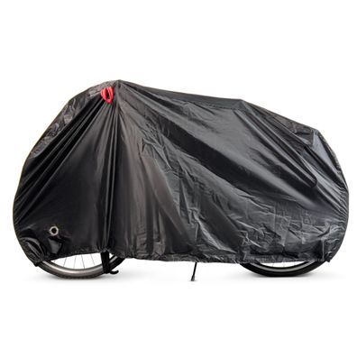 Hurtel Wasserdichte Fahrradabdeckung XL 190 x 80 x 50 cm Schwarz UV-beständig