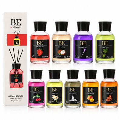 BE Parfum Classic Home Raumduft mit Duftstäbchen 110 ml - viele auswählbare Düfte