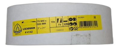 Klingspor 4142 - Schleifbänder für Handbandschleifer für Holz, Metalle, NE -Meta