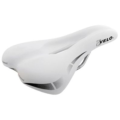 VELO Wide: hannel Touringsattel 168 mm weiß