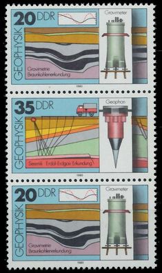 DDR Zusammendruck Nr SZd222 postfrisch 3ER STR SBF98FE