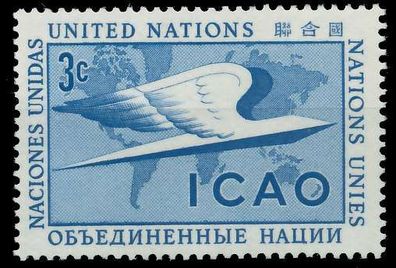UNO NEW YORK 1955 Nr 35 postfrisch X404E32