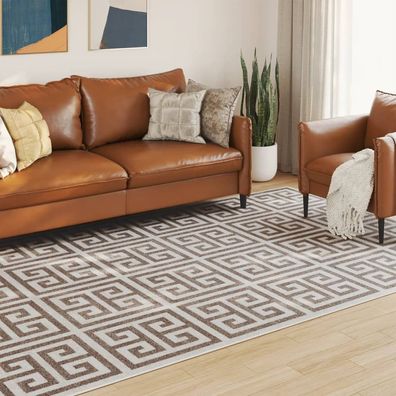 vidaXL Indoor & Outdoor Teppich Mehrfarbig 190x300 cm