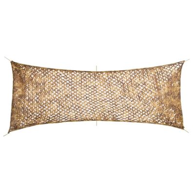 vidaXL Tarnnetz mit Aufbewahrungstasche 525x205 cm Sandfarbe