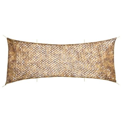 vidaXL Tarnnetz mit Aufbewahrungstasche 721x294 cm Sandfarbe