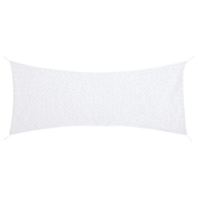 vidaXL Tarnnetz mit Aufbewahrungstasche 312x140 cm Weiß