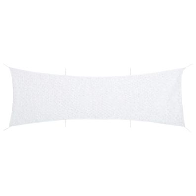 vidaXL Tarnnetz mit Aufbewahrungstasche 613x138 cm Weiß
