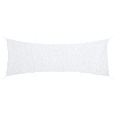 vidaXL Tarnnetz mit Aufbewahrungstasche 753x199 cm Weiß