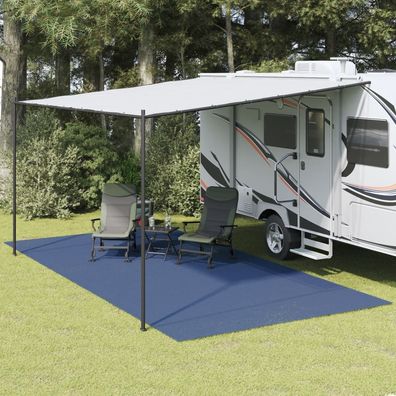 vidaXL Zeltteppich Blau 6x3 m