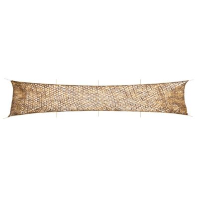 vidaXL Tarnnetz mit Aufbewahrungstasche 844x142 cm Sandfarbe
