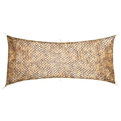 vidaXL Tarnnetz mit Aufbewahrungstasche 409x206 cm Sandfarbe