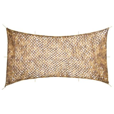 vidaXL Tarnnetz mit Aufbewahrungstasche 708x423 cm Sandfarbe