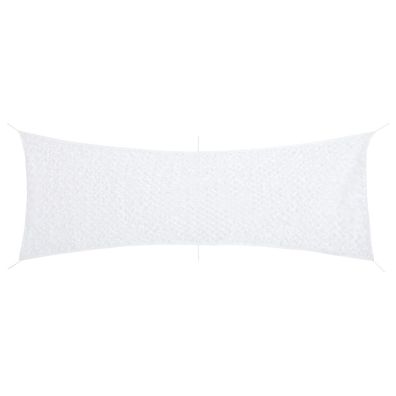 vidaXL Tarnnetz mit Aufbewahrungstasche 519x142 cm Weiß
