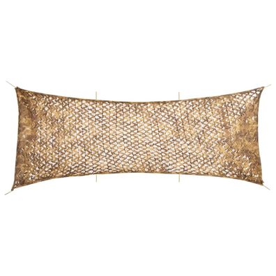 vidaXL Tarnnetz mit Aufbewahrungstasche 623x203 cm Sandfarbe