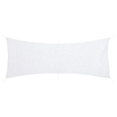 vidaXL Tarnnetz mit Aufbewahrungstasche 412x144 cm Weiß