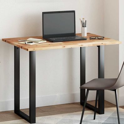vidaXL Tischplatte Rechteckig 120x70x2 cm Massivholz Akazie